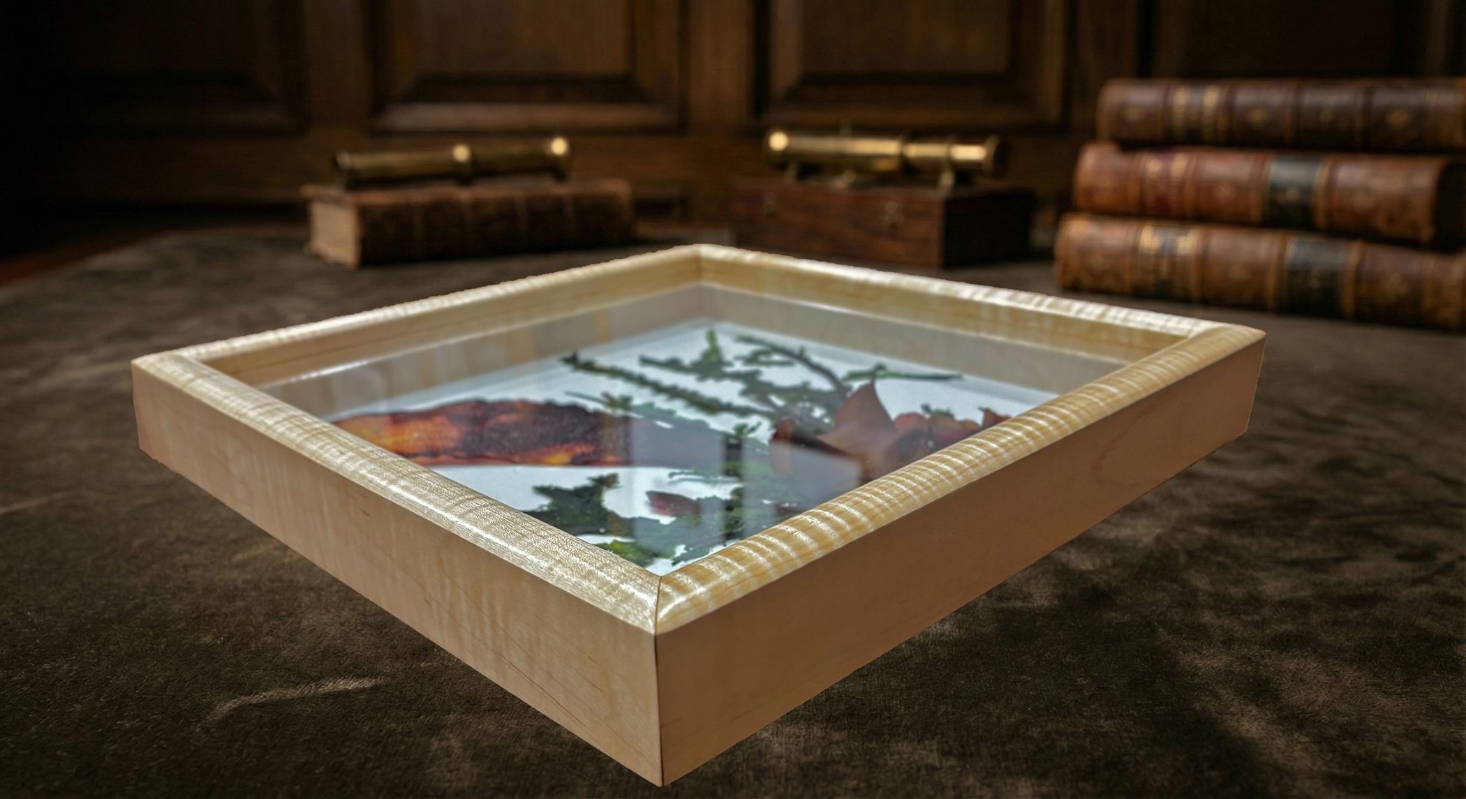 Detail of Custom Milled Frame